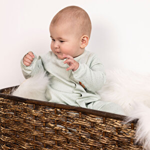 Yenidoğan Kız Patikli Tulum Kız Bebek