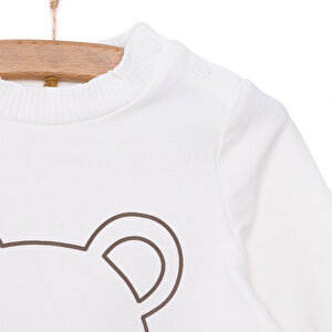 Yenidoğan Kız Kedi Sweatshirt Unisex