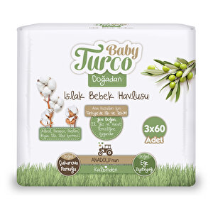 Baby Turco Doğadan Islak Bebek Hav. 3x60