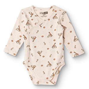 HelloBaby Zıbın Body, Bej, Yenidoğan