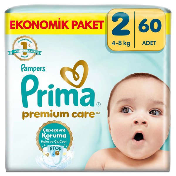 Prima PC Ekonomik 2 Beden, 60 Adet