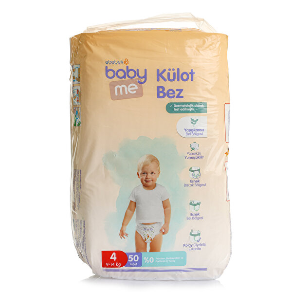 Külot Bez Maxi 4 Numara 9-14 kg 50 Adet