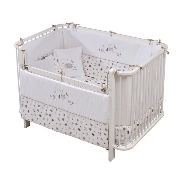 Bambino Büyüyen ve Asansörlü Beşik Beyaz 80x130 cm