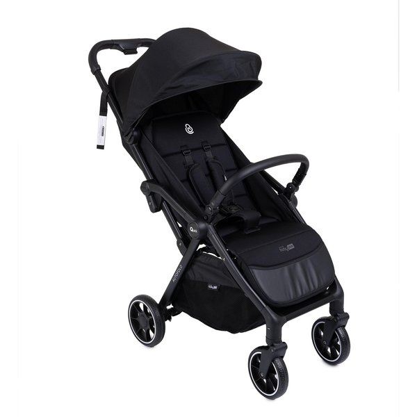 Quick Kolay Katlanan Bebek Arabası Tek Elle Katlanabilir, Ultra Hafif, 360° Dönebilen Tekerlek, 0-22 kg, Siyah