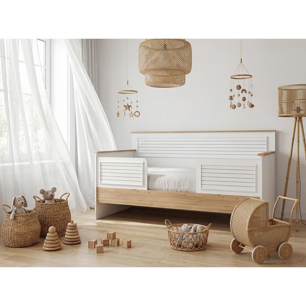 Line Natural Sedir Karyola 90x190 cm