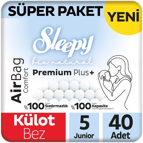 Bio Natural Külot Bez,5 Beden 40 Adet