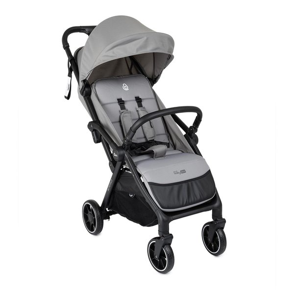 Quick Kolay Katlanan Bebek Arabası Tek Elle Katlanabilir, Ultra Hafif, 360° Dönebilen Tekerlek, 0-22 kg, Gri