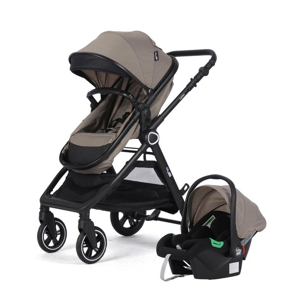 Capitan Travel Sistem Bebek Arabası, Portbebe Dönüşümlü, Çift Yönlü, Geniş Tente,  0 - 22 kg, Bej