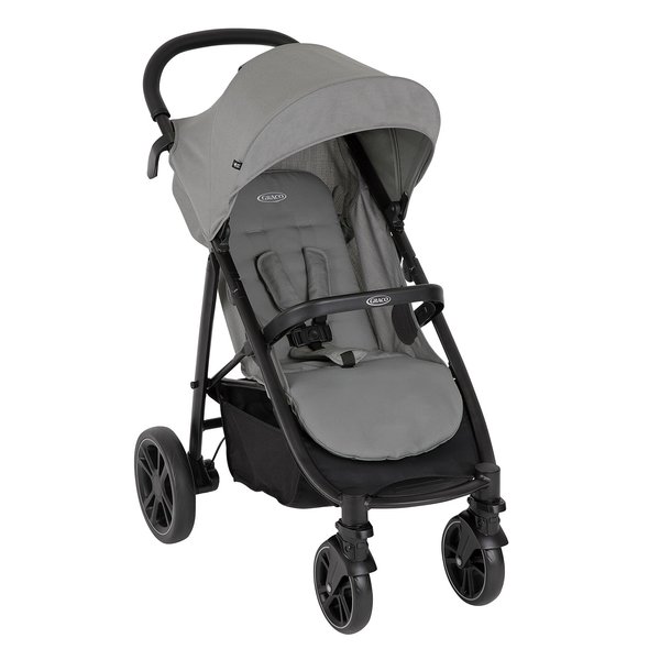 Graco Eezfold Baston Bebek Arabası Süspansiyonlu 15 Kg Steeple Grey