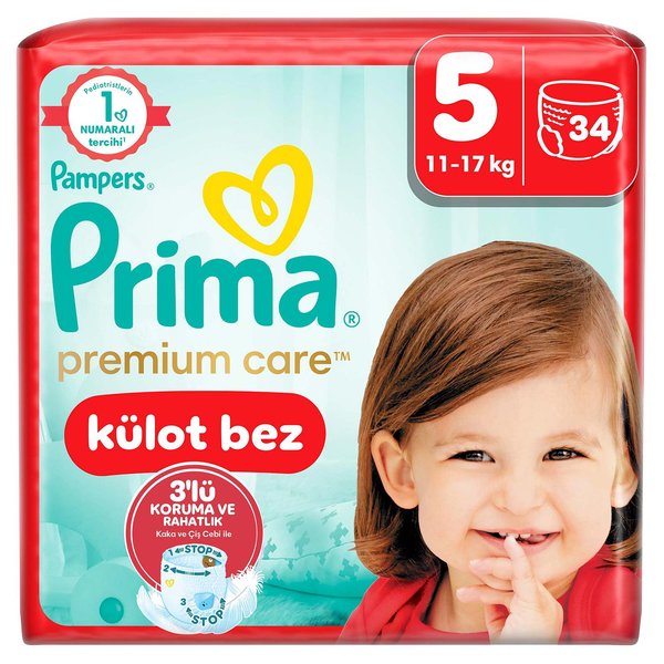 Premium Care Külot Bez Junior 5 Beden İkiz Paket 12-17 kg 34 Adet