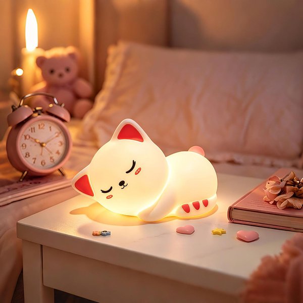 Kedi Gece Lambası
