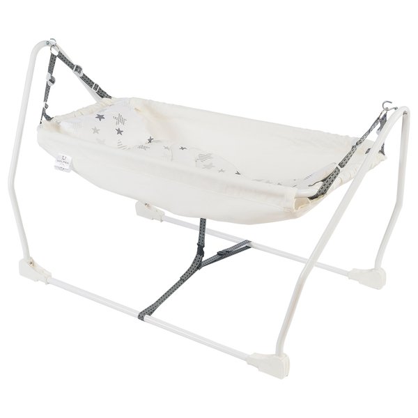 Marmaris Katlanır ve Sallanabilir Bebek Hamağı Ekru
