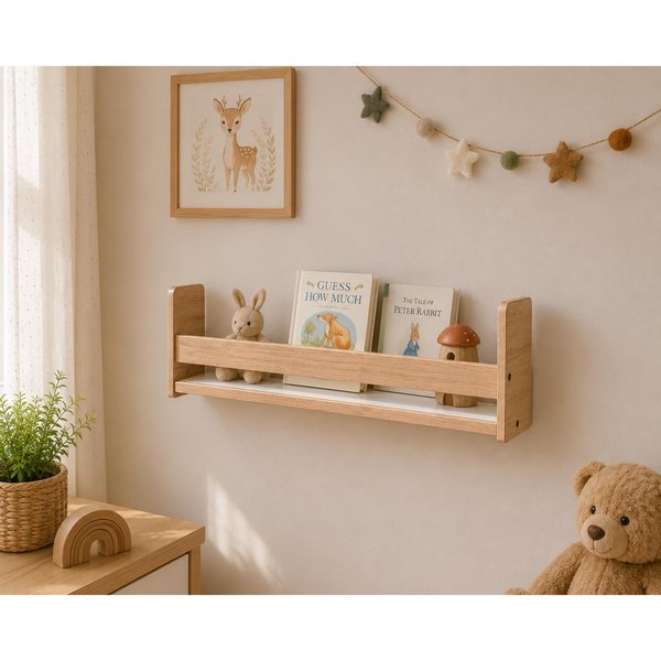 Montessori Duvar Rafı/Kitaplık