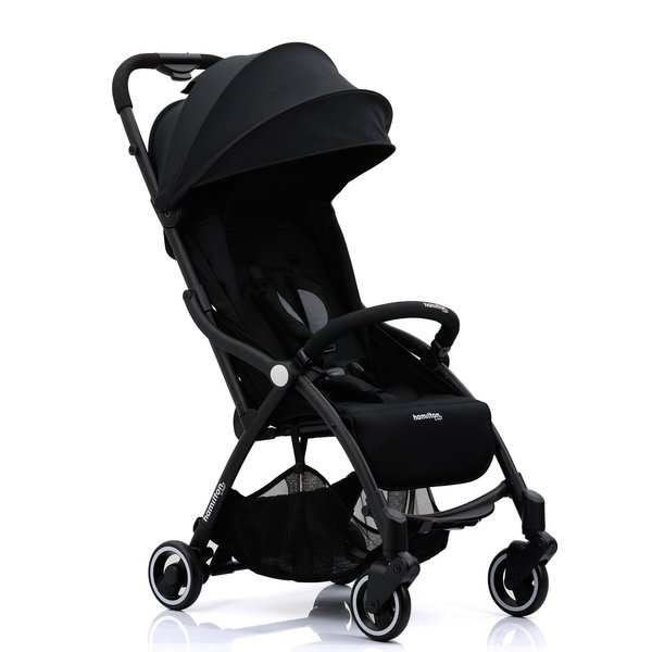 S1 Plus Baston Bebek Arabası Tek Elle Katlanabilir Süspansiyonlu 0-4 Yaş 22 Kg Black